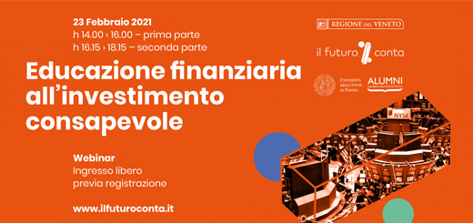 Il futuro conta… anche per le donne! - Webinar ＂Educazione finanziaria all’investimento consapevole＂