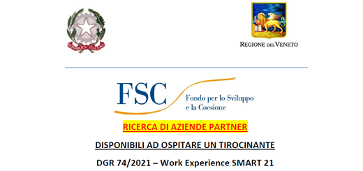 Percorsi per il rafforzamento delle competenze e per l’inserimento occupazionale: ricerca aziende disponibili ad ospitare tirocinanti