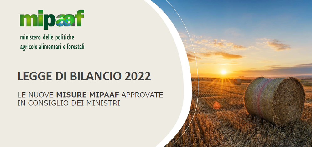 Legge di Bilancio: oltre 2 miliardi di euro per agricoltura, pesca e agroalimentare