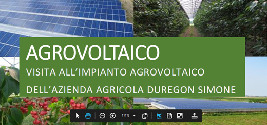 Agrovoltaico: visita all’impianto dell’Azienda Duregon Simone