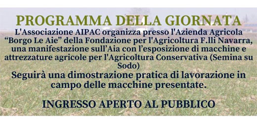 locandina agricoltura conservativa