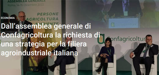 Assemblea Generale di Confagricoltura - Richiesta una strategia per la filiera agroalimentare italiana