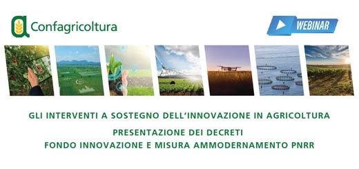 Webinar Innovazione e Meccanizzazione : 18 settembre 2023