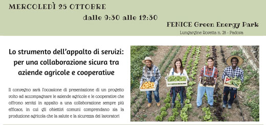 Lo strumento dell’appalto di servizi: per una collaborazione sicura tra aziende agricole e cooperative